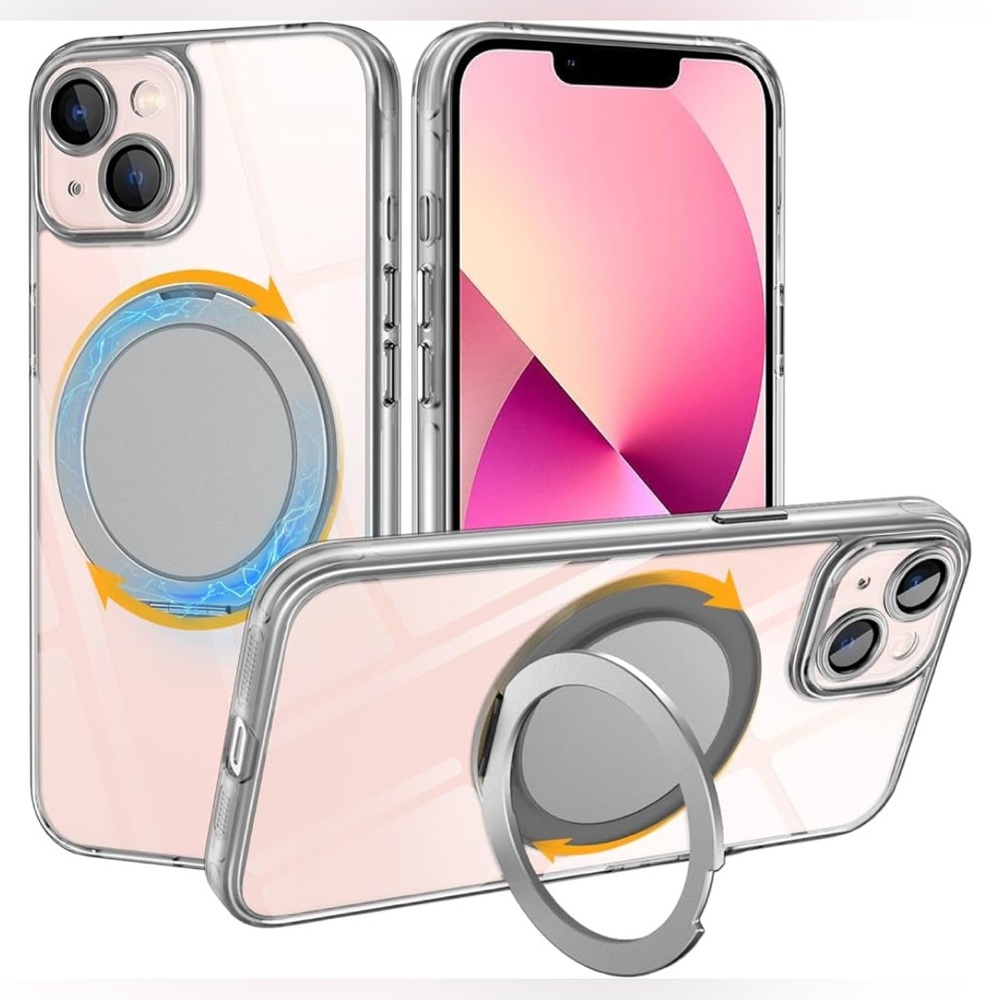 NWT - 360° Rotatable Magnetic Ring Stand for iPhone 14 Pro Case‎